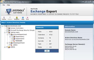 SysTools Exchange Export screenshot 1