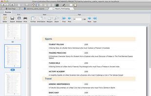 Valentina Reports screenshot 1