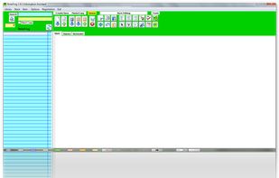Main screen showing the toolbar and window