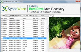 SyscoWare Hard Drive Data Recovery screenshot 1
