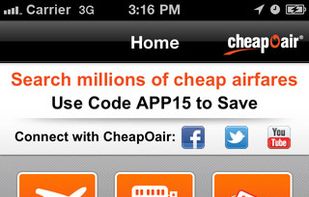 CheapOair screenshot 1