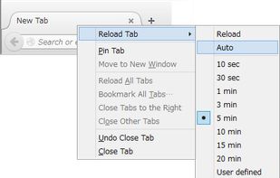 Tab Auto Reload by Schuzak screenshot 1