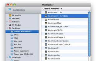 Mactracker screenshot 1