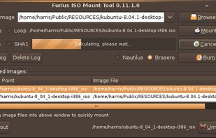 Python version of Furius ISO Mount with Drag n Drop Support