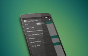 The main settings page of screen and app locker with guest mode