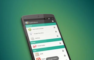 The main settings page of screen and app locker with guest mode