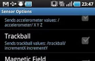 OSCdroid screenshot 1