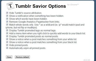 Tumblr Savior screenshot 1