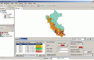 DIVA-GIS, developed using uDig by The International Potato Centre (CIP) in Lima, Peru