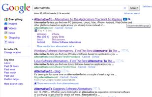 Google +1 screenshot 1