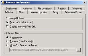 Configuration Screen
