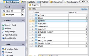 SQLite Maestro screenshot 1