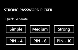 Powerful password generation