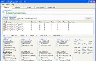AvPicFaceXmpTagger screenshot 1