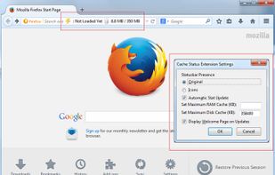 Cache Status screenshot 1