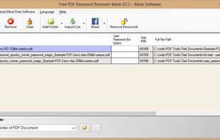 4dots Free PDF Password Remover screenshot 1
