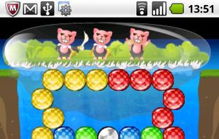 Aim and shoot bubble screenshot 1