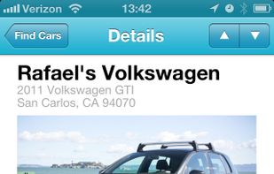 RelayRides screenshot 1