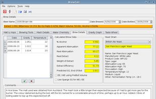 brewCalc screenshot 3