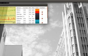 Psensor screenshot 1