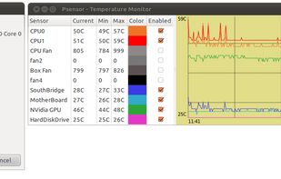 Psensor screenshot 1