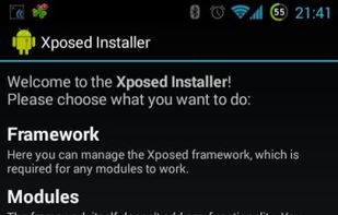 Xposed Installer screenshot 1