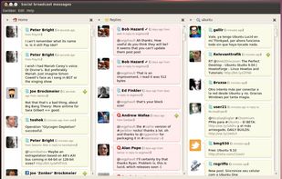 Gwibber screenshot 1