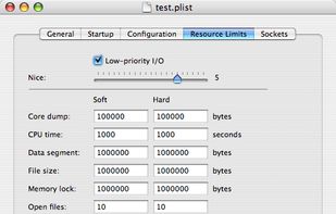 Launchd Editor screenshot 2