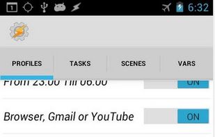 Tasker screenshot 1