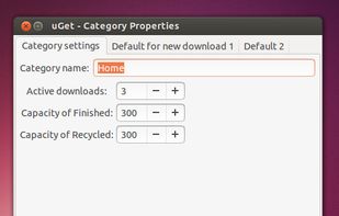 uGet 1.10.4 - Category Properties, part 1