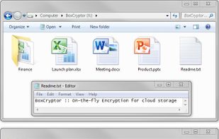 Encrypted files on Windows