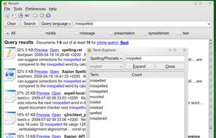 The term explorer tool in phonetic mode