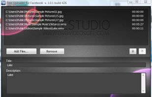 Free Uploader for Facebook screenshot 1