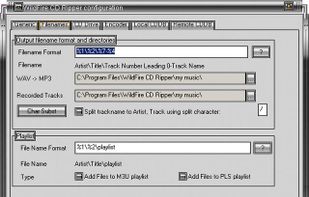WildFire CD Ripper screenshot 1