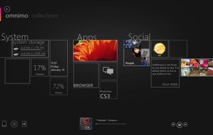 This desktop won the first prize in the competition.
