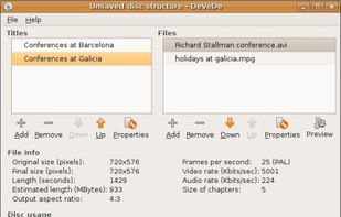 DevedeNG screenshot 1