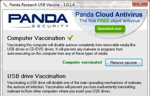Panda USB Vaccine screenshot 1