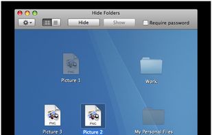 ho to hide folders