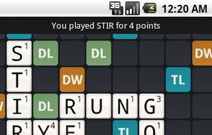 Wordfeud screenshot 1