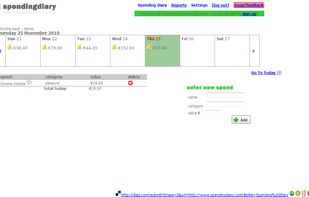 Spending Diary screenshot 1