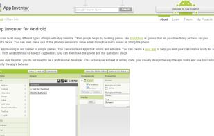 MIT App Inventor screenshot 1
