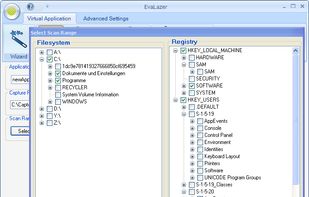 File and Registry Selection Dialog