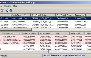 BlueScreenView screenshot 1