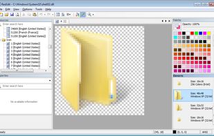 The icon/cursor editor