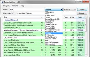 TorrentFetcher screenshot 1