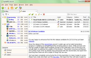 QuiteRSS screenshot 2