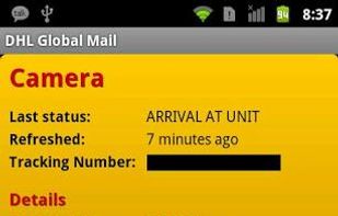 Parcels for Android screenshot 1