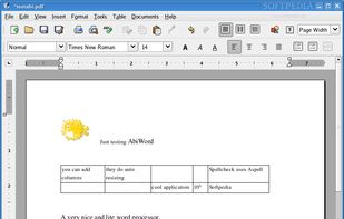 AbiWord on Linux