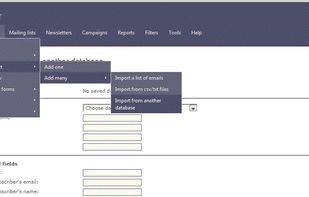 nuevoMailer screenshot 2