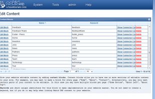 Editable Page Blocks